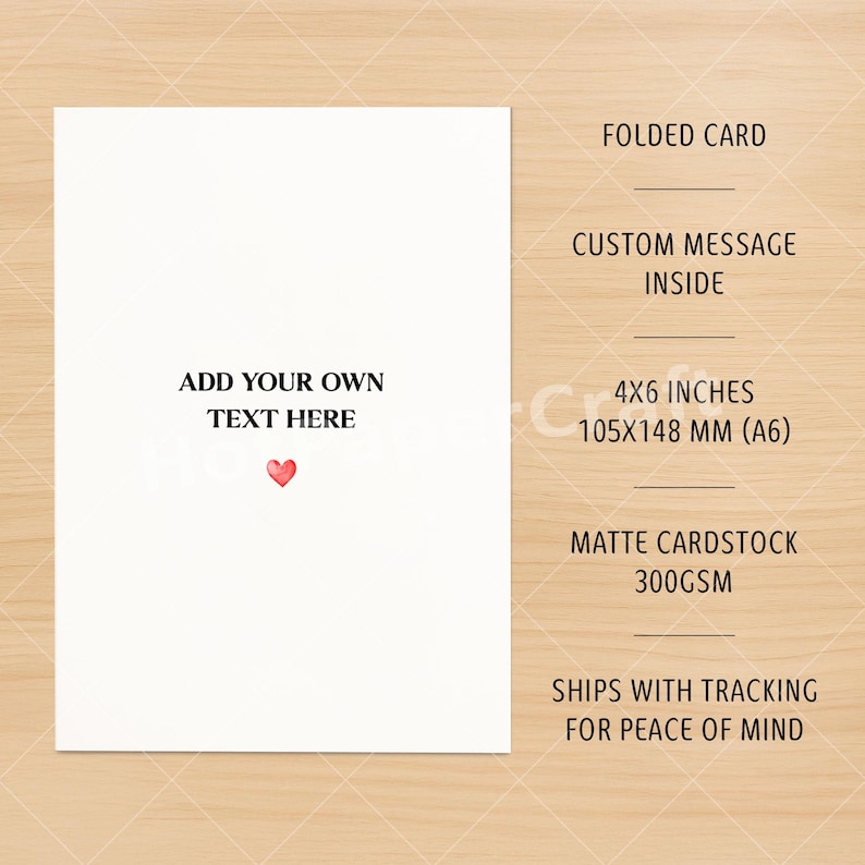 Custom Greeting Card for Any Occasion - Personalized Birthday Card image 2
