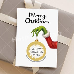 Carte à gratter de Noël - Bon cadeau surprise