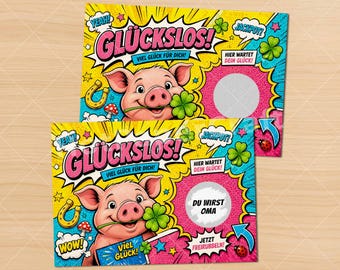 Rubbelkarte Schwangerschaft Verkünden - Du wirst Oma, Opa, Tante, Onkel - Jackpot Karte Glückslos
