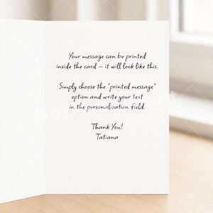 Custom Greeting Card for Any Occasion - Personalized Birthday Card image 3