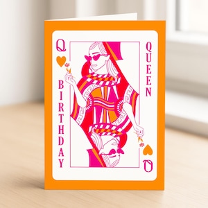 Birthday Queen Card, Happy Birthday Bestie, Bestie Card, Birthday Card For Best Friend, Friendship Card, Girl Bestie Bday, friends birthday