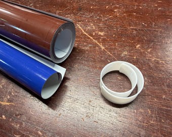 Vinyl Roll Storage Rings (10 Pack) - Silhouette - Cricut - Transfer Tape Roll Organizer