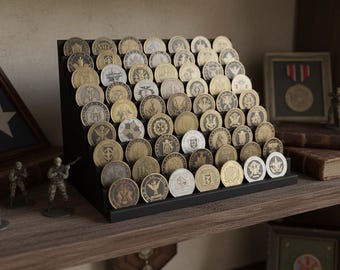 Challenge Coin Display - For Large or Small Coins - Many Sizes Available!