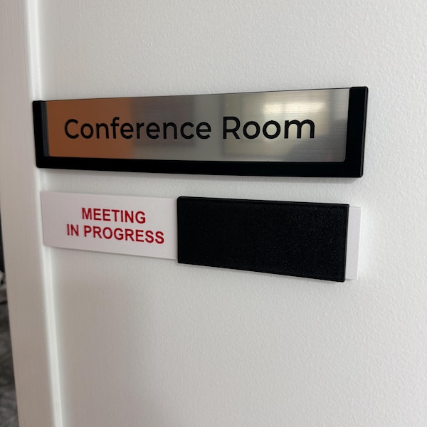 Meeting Room in Use Signs - Etsy