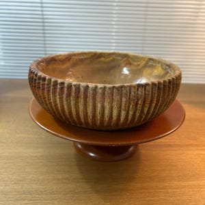 Signed Comanche Pottery Bowl