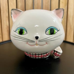 Vintage Holt Howard Cozy Kitten String Holder Wall Hanging