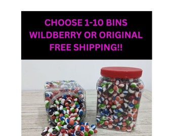 1-10 PACK 54 oz wildberry skittles. Bulk skittles candy. Freeze dried crunch candy goodness!