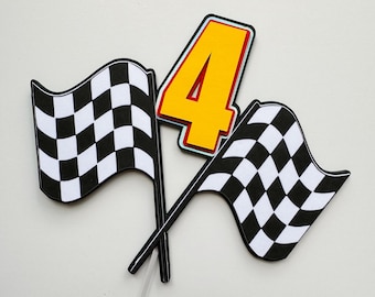 Racing Cake Topper, Truck Theme Party Topper, Custom Off-Road Birthday Party Cake Topper, Monster Jam Topper, Cars Cake Topper