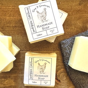 Pure Tallow Bar Soap | Fragrance Free