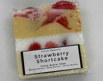 Strawberry Shortcake Triple Butter Soap