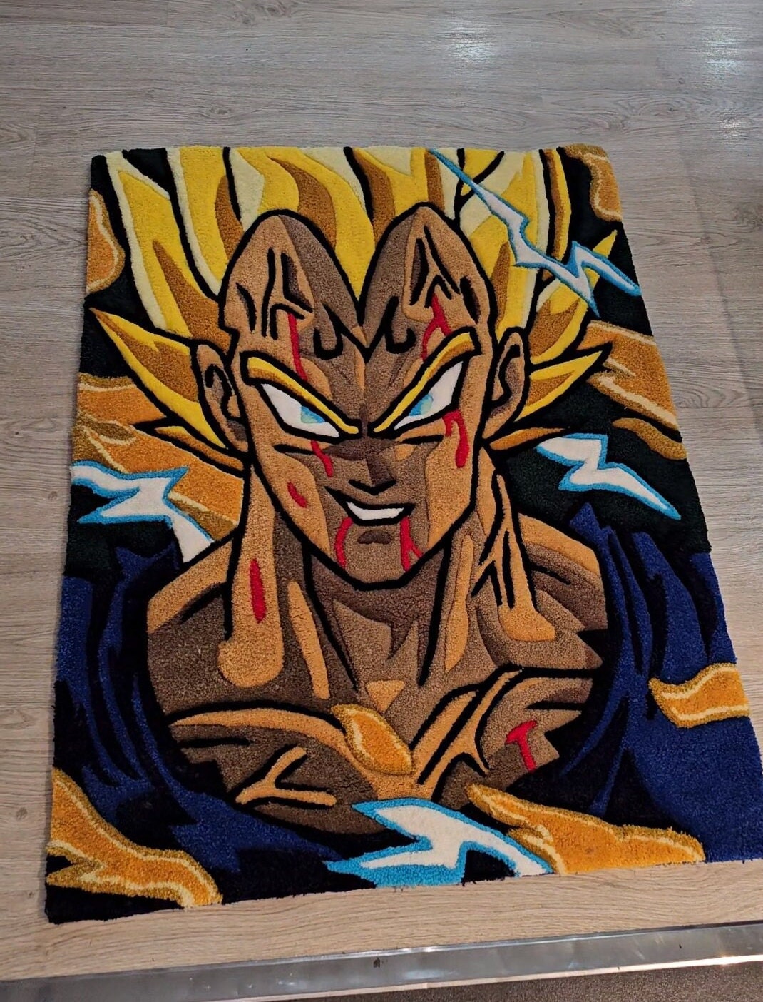 Estátua Goku Super Sayajin Dragonball Super Big Size 26cm Nf