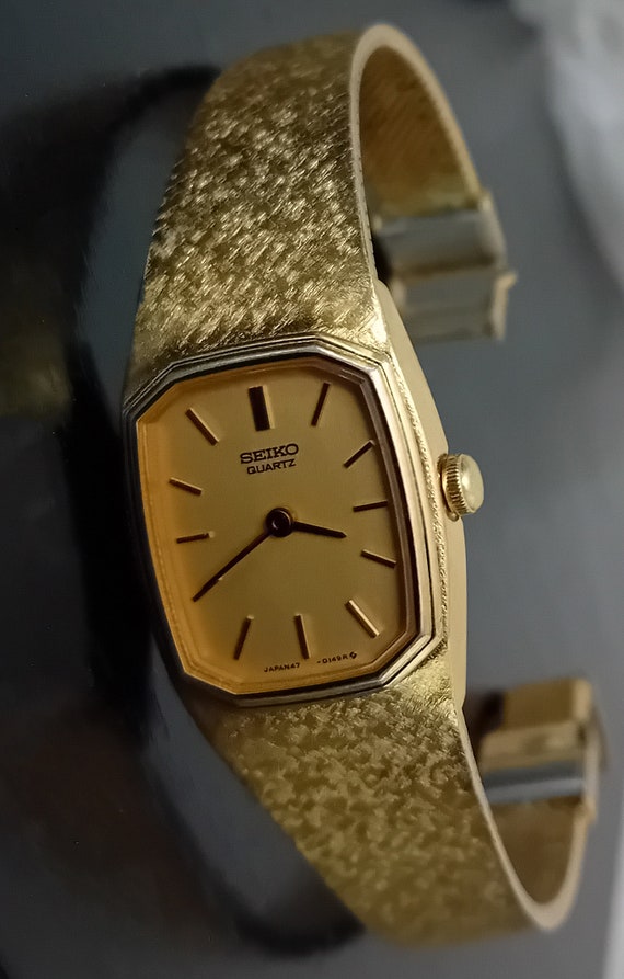 1990s ladies gold-plated seiko - Gem