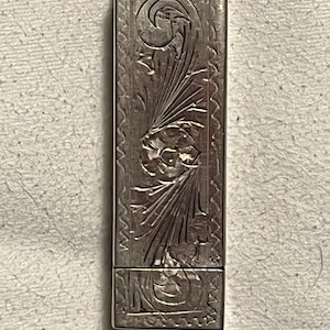 Art Deco Filigree Lipstick Case/Mirror