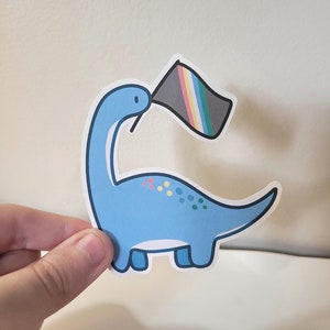 Sticker dinosaure handicapé
