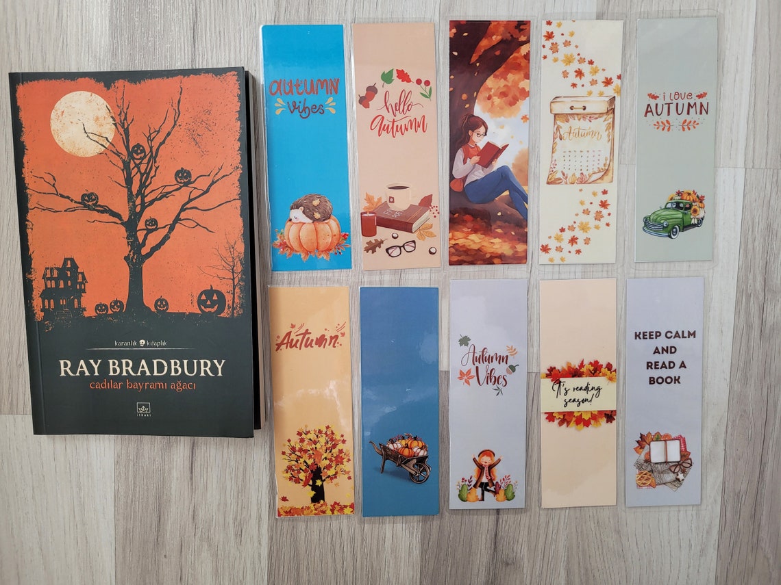 Autumn Printable Bookmarks, Digital Bookmarks, Autumn Bookmarks ...