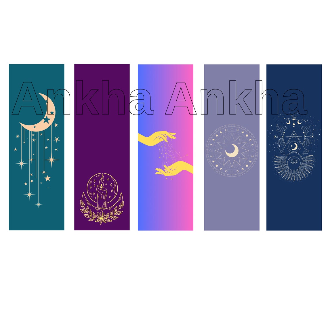 Mystic Printable Bookmarks Digital Bookmarks Mystic - Etsy