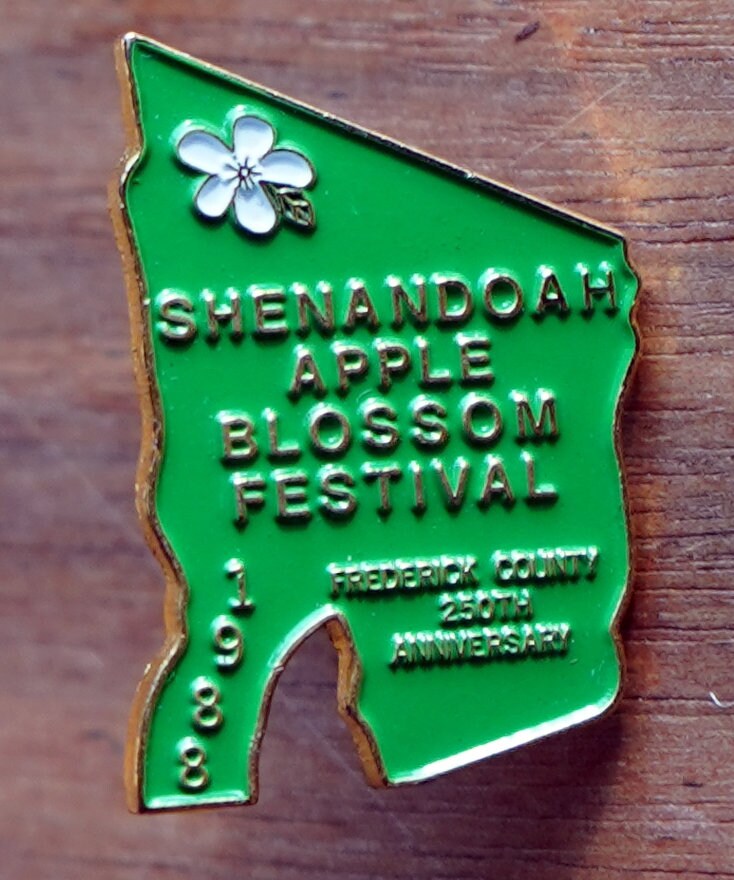 Vintage 1988 Shenandoah Apple Blossom Festival Frederick Etsy