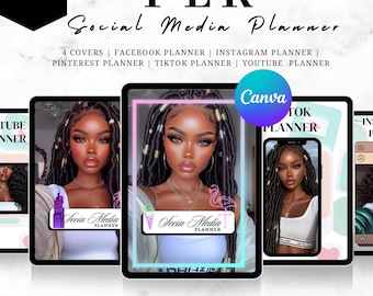 PLR Social Media Planner: Customizable Content Planner