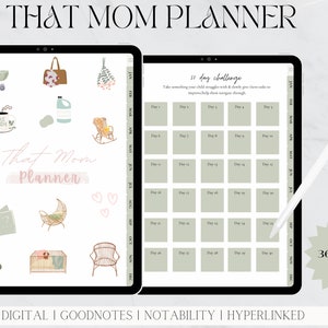 That Mom Digital Planner | 2023 2024 Mom Planner | Moms iPad Planner | Home Planner | Family Organizer | Kids Planner
