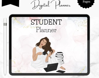 Digitaler Studentenplaner 2023-2024: Verlinkter Akademischer Organizer (PDF)