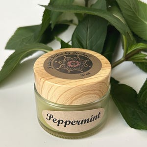 Organic Peppermint Salve All Natural Pure Balm Herbal Ointment