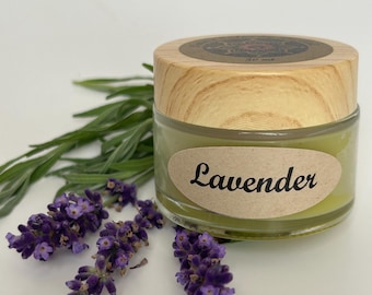 Ungüento de lavanda orgánico, bálsamo puro totalmente natural, ungüento herbal
