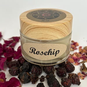 Organic Rosehip and Petals Salve All Natural Pure Balm Herbal Ointment