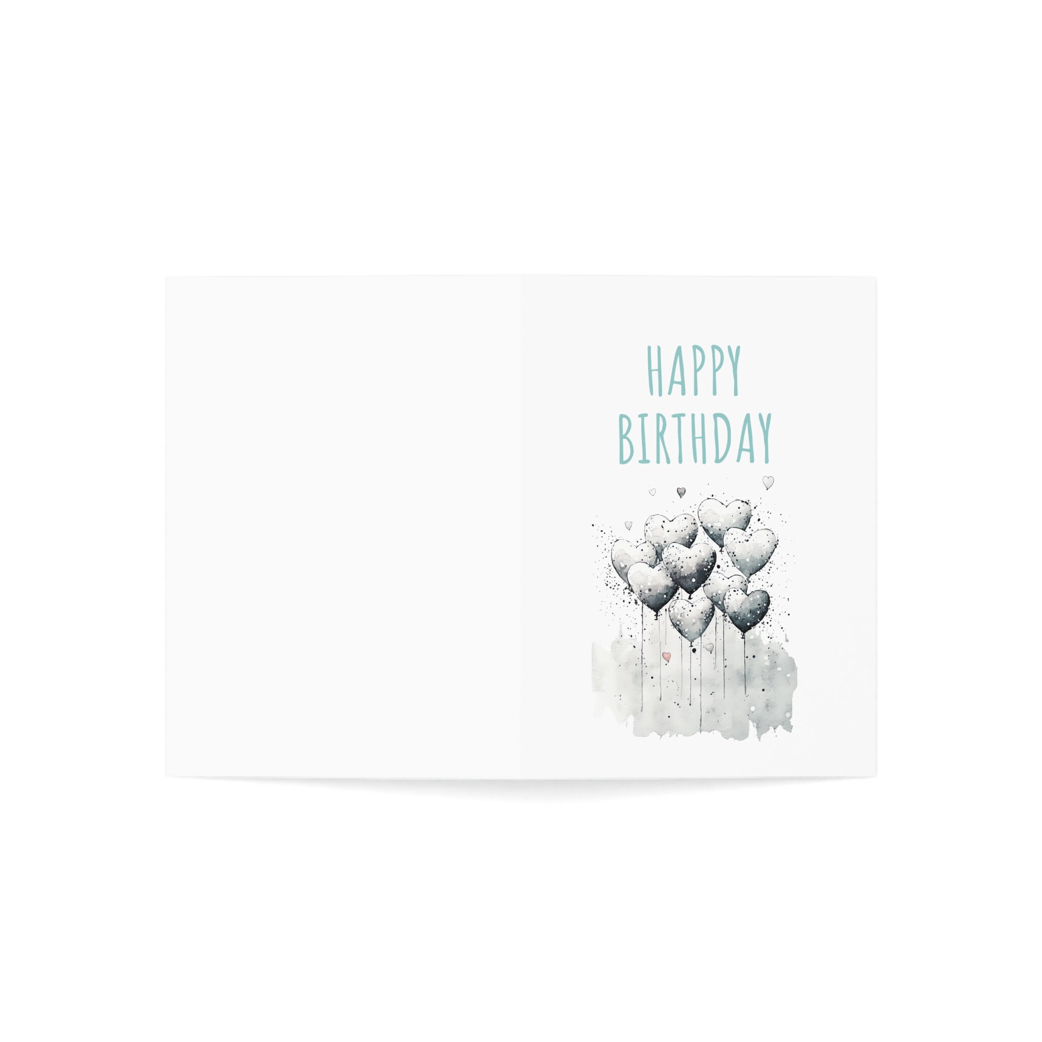 Balloons Birthday Cards, Printable Happy Birthday Card, Birthday Cards ...