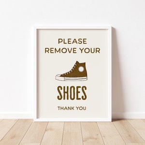 Please remove your shoes poster, Please remove shoes poster, Please remove your shoes sign, Please remove shoes sign, remove shoes entrance