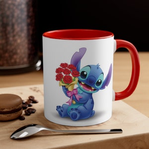 Stitch valentine days Mug, 11oz image 2