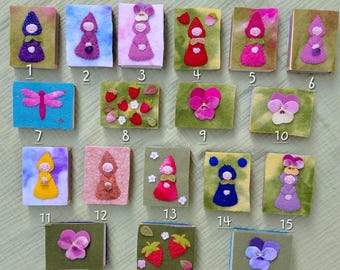 Waldorf Matchbox - handsewn from woolfelt - Waldorf - Spring / Summer Seasontable - Poetry Teatime