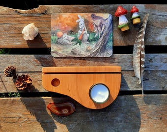 Waldorf Kunst & Kerzenleuchter - Holz - Naturtisch - Jahreszeitentisch