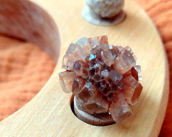 Aragonite Celebration Ring Ornament: Waldorf Steiner Decor