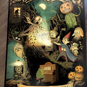 Over the Garden Wall art print A3 or A4 size