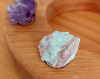 Pink Tourmaline Birthday ring Ornament / plug - Steker - Celebrationring - fits Grimms - Waldorf - advent spiral decoration ornaments