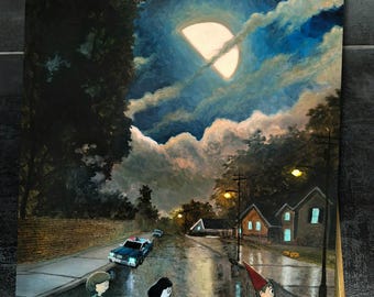 Over the Garden Wall original Oil Painting - Wirt - Greg - Abbey Road