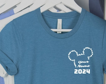 Personalized Family Vacation 2025 T-Shirt, Disney Trip Tee