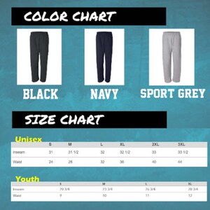 Custom Open Bottom SWEATPANTS for Men and Youths, Matching Sweatpants for Events, Bridal Sweatpants, Sports Sweatpants image 8