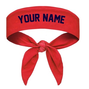Customized TIE HEADBANDS, Your Text, Design, Image, Logo, Photo Applied TIE Headbands