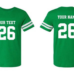 Customizable Football Jersey Tee, Super Bowl Shirt