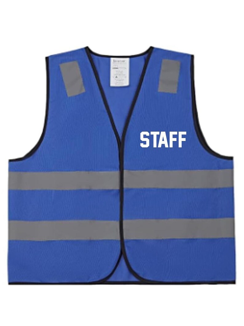 Custom Reflective Safety Vest, High Visibility Work Vest, Add Your Text ...