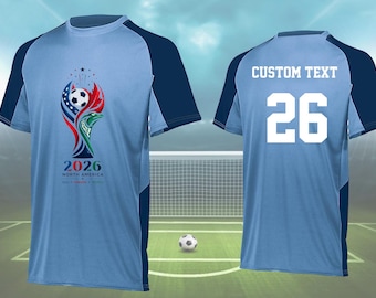 Camiseta de fútbol personalizada para el Mundial 2026 / Uniforme de equipo personalizado, tu diseño