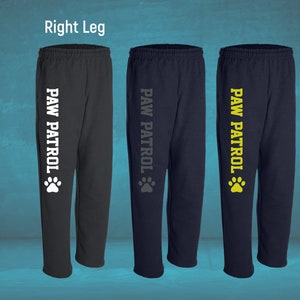 Custom Open Bottom SWEATPANTS for Men and Youths, Matching Sweatpants for Events, Bridal Sweatpants, Sports Sweatpants image 3