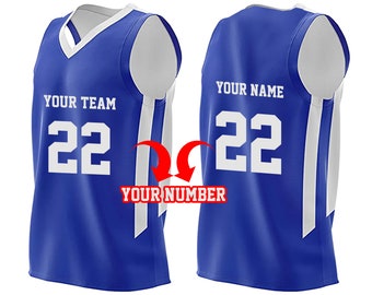 Custom Youth Basketball Jersey | Reversible Mesh, Personalized Text