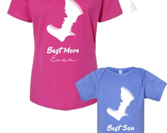 Matching Mom and Son/Daughter T-Shirts, Custom Mother's Day Gift
