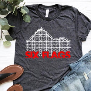 Anpassad Six Flags T-shirt, matchande t-shirts för familjesemester