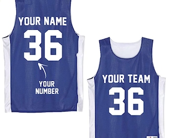 Custom Basketball Jersey | Reversible Mesh, Personalized Team Uniform