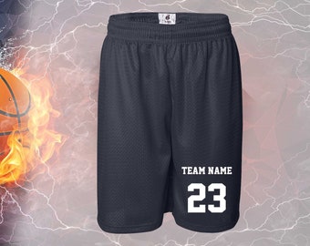 Custom Basketball Mesh Shorts Personalized Basketball Mesh