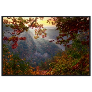 Autumn Sunrise Landscape Wall Art - Nature Print for Home Decor