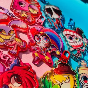 The Amazing Digital Circus Keychains